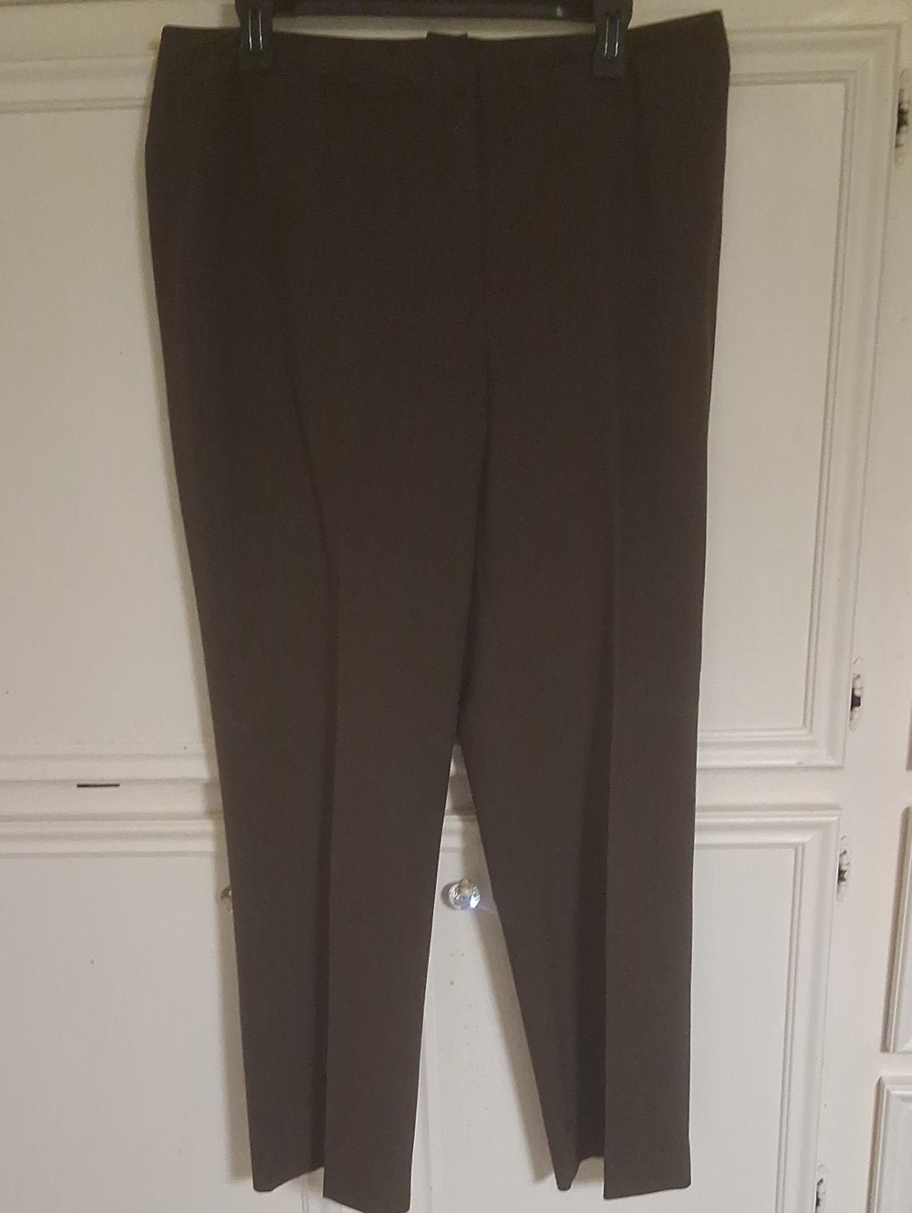 Talbots Vintage Dark Brown Dress Slacks Stretch Size 14×29 In